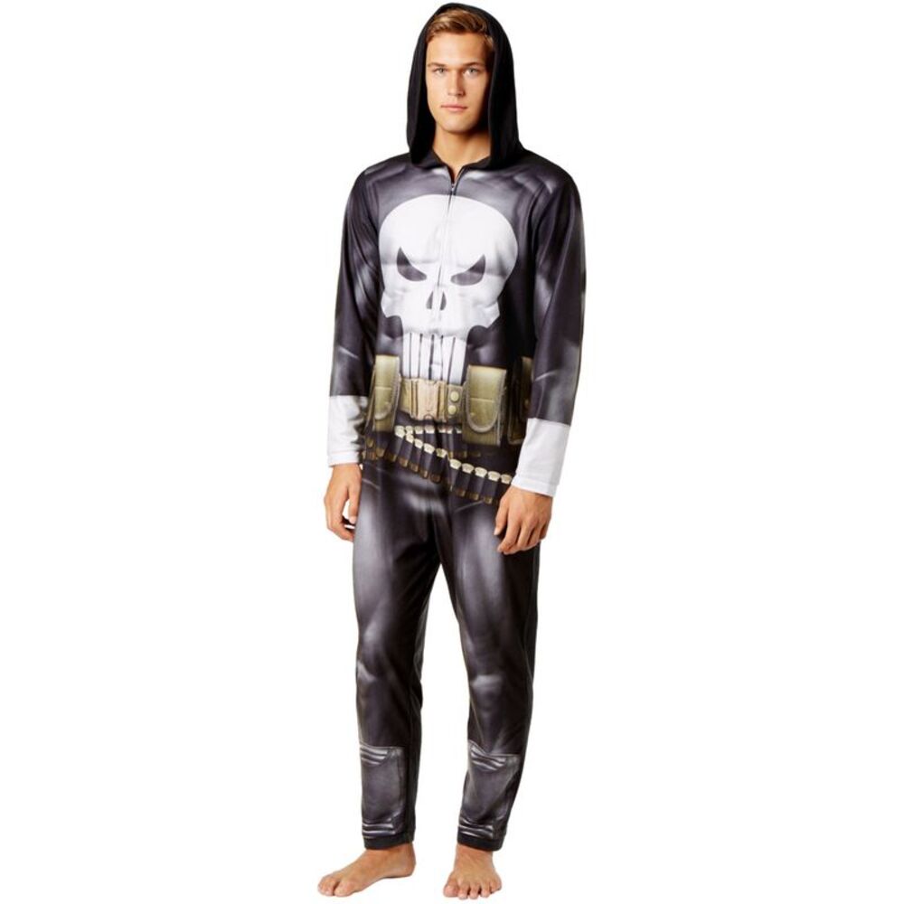 Briefly Stated Mens Punisher Complete Costume, NWT